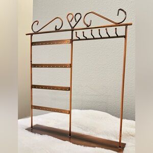 Copper Jewelry Organizer